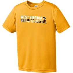 Image One Youth West Virginia Mountaineers Gold Diagonal Competitor T-Shirt