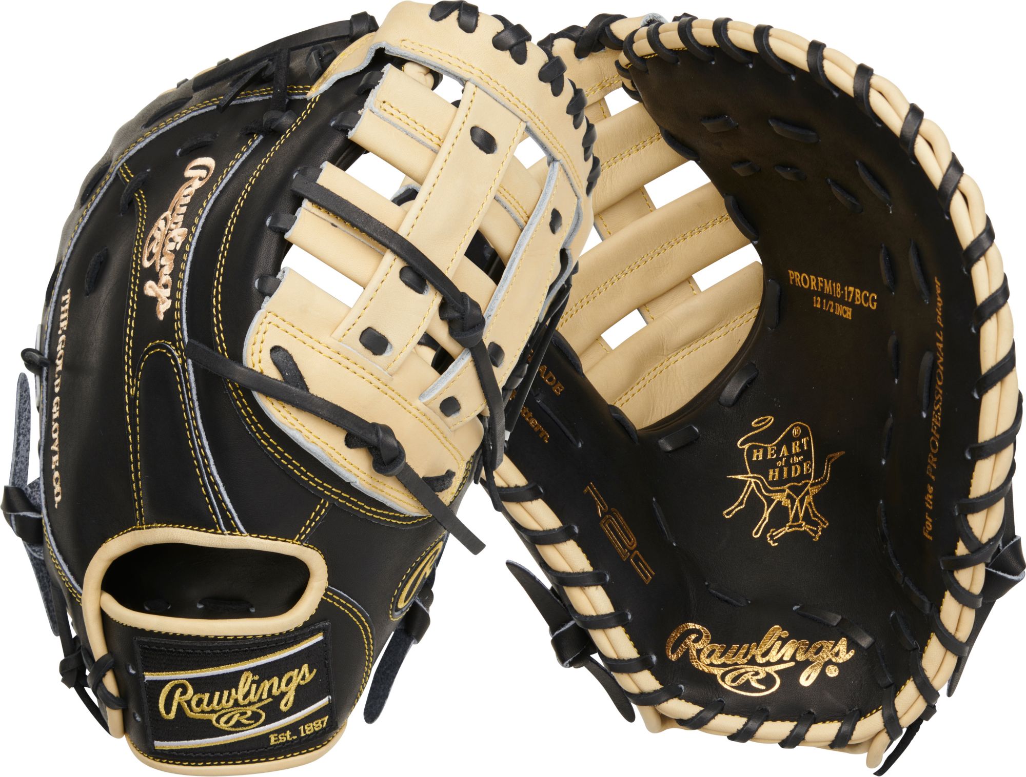 Rawlings 12.5'' Heart of the Hide Series First Base Mitt