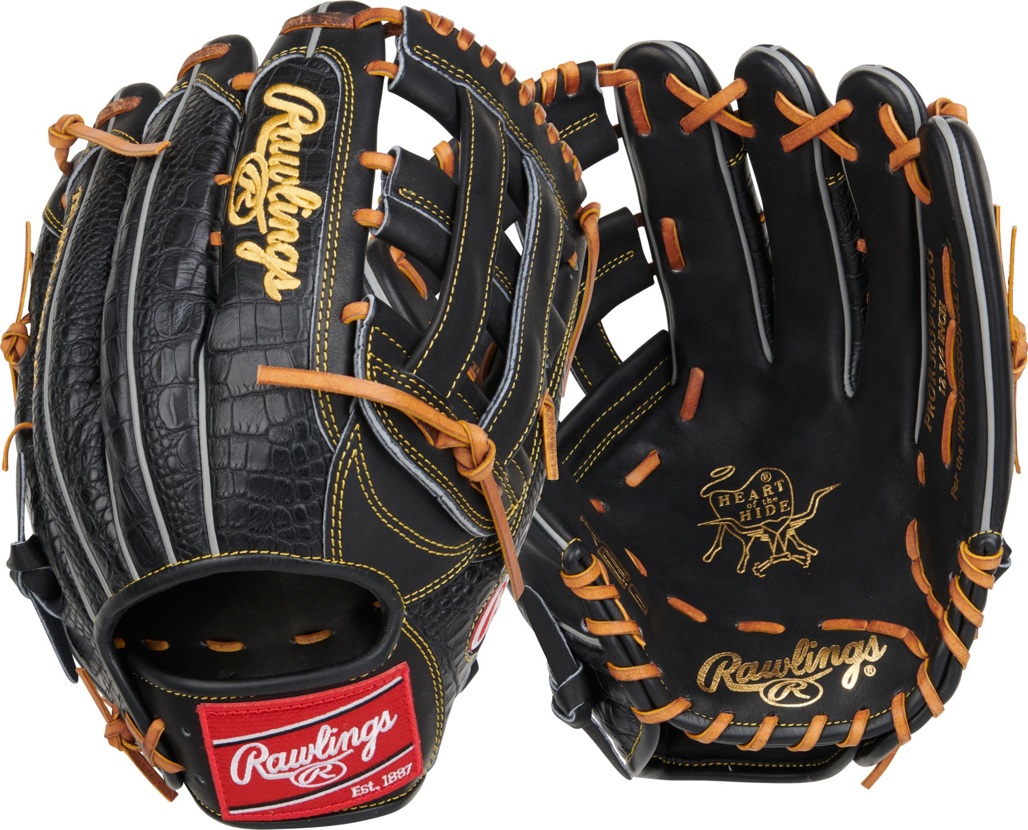 Rawlings 12.75” HOH Series Glove, Black