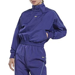Reebok Women's Les Mills Woven 1/4 Zip Cover-Up Jacket