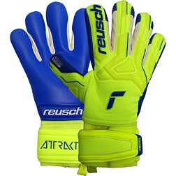 Reusch Attrakt Freegel Silver Finger Support Soccer Goalkeeper Gloves