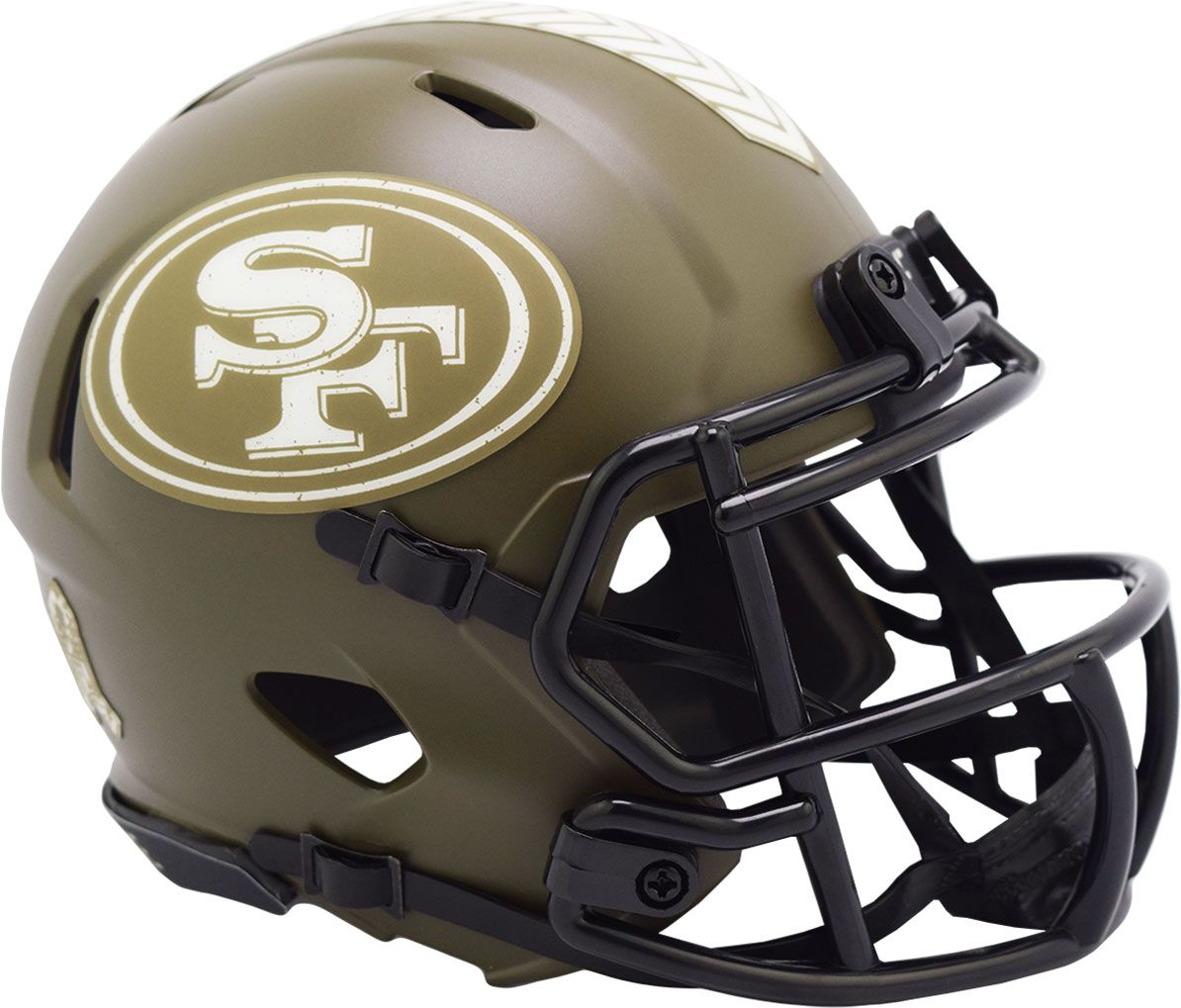 Riddell San Francisco 49ers Salute to Service Speed Mini Helmet