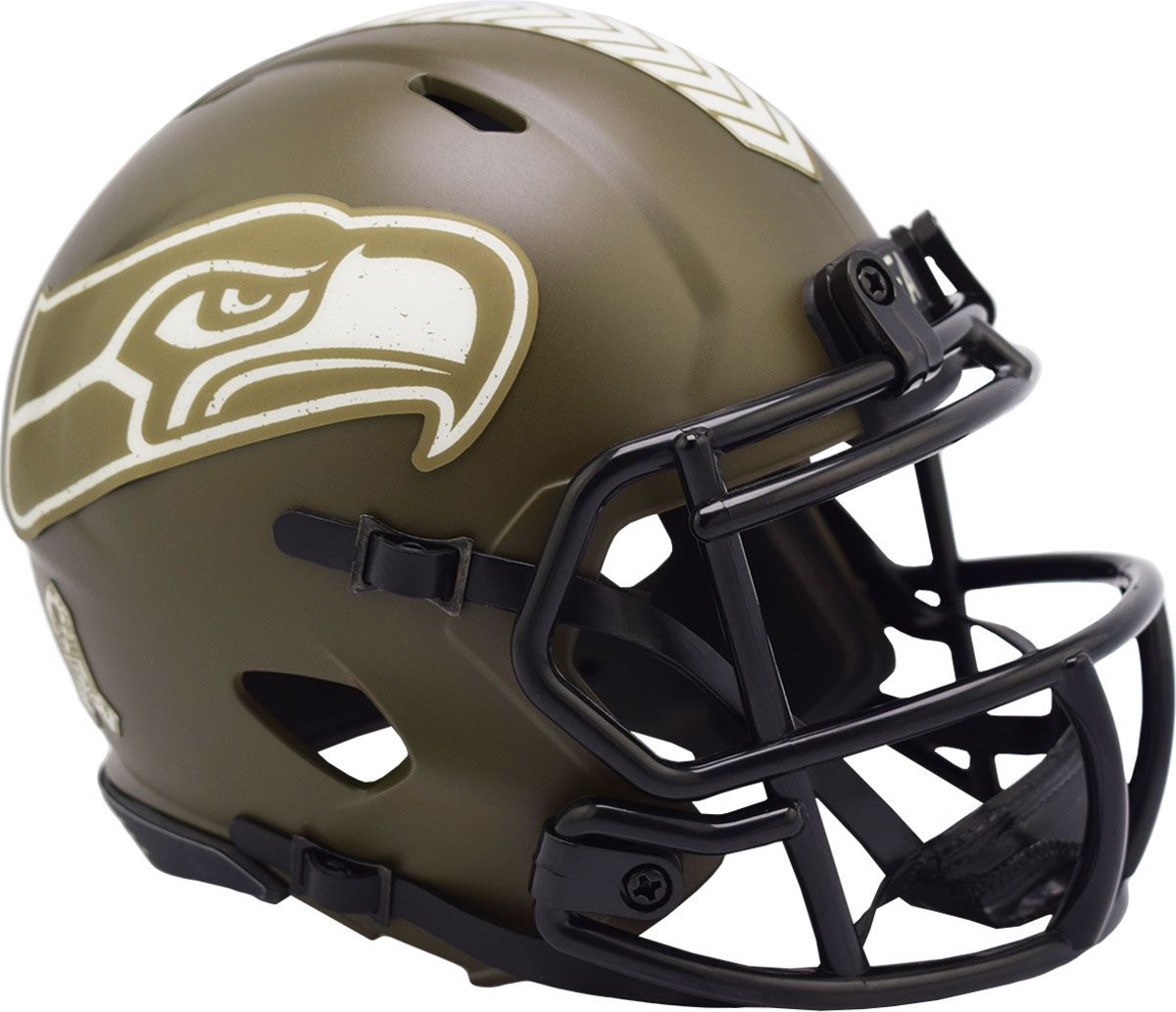 Riddell Seattle Seahawks Salute to Service Speed Mini Helmet - Team