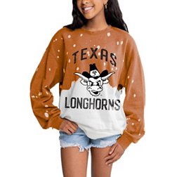 Gameday Couture Women's Texas Longhorns Texas Orange Faded Crew Sweater