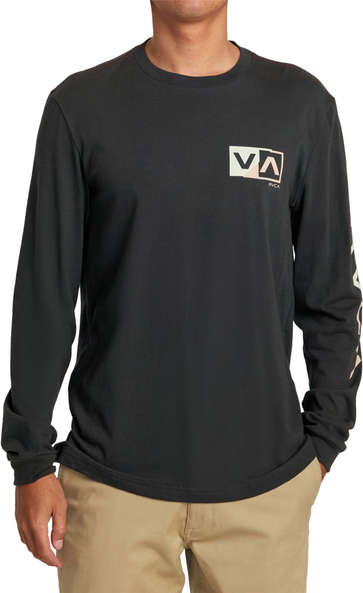 RVCA Men's Shifted Long Sleeve T-Shirt