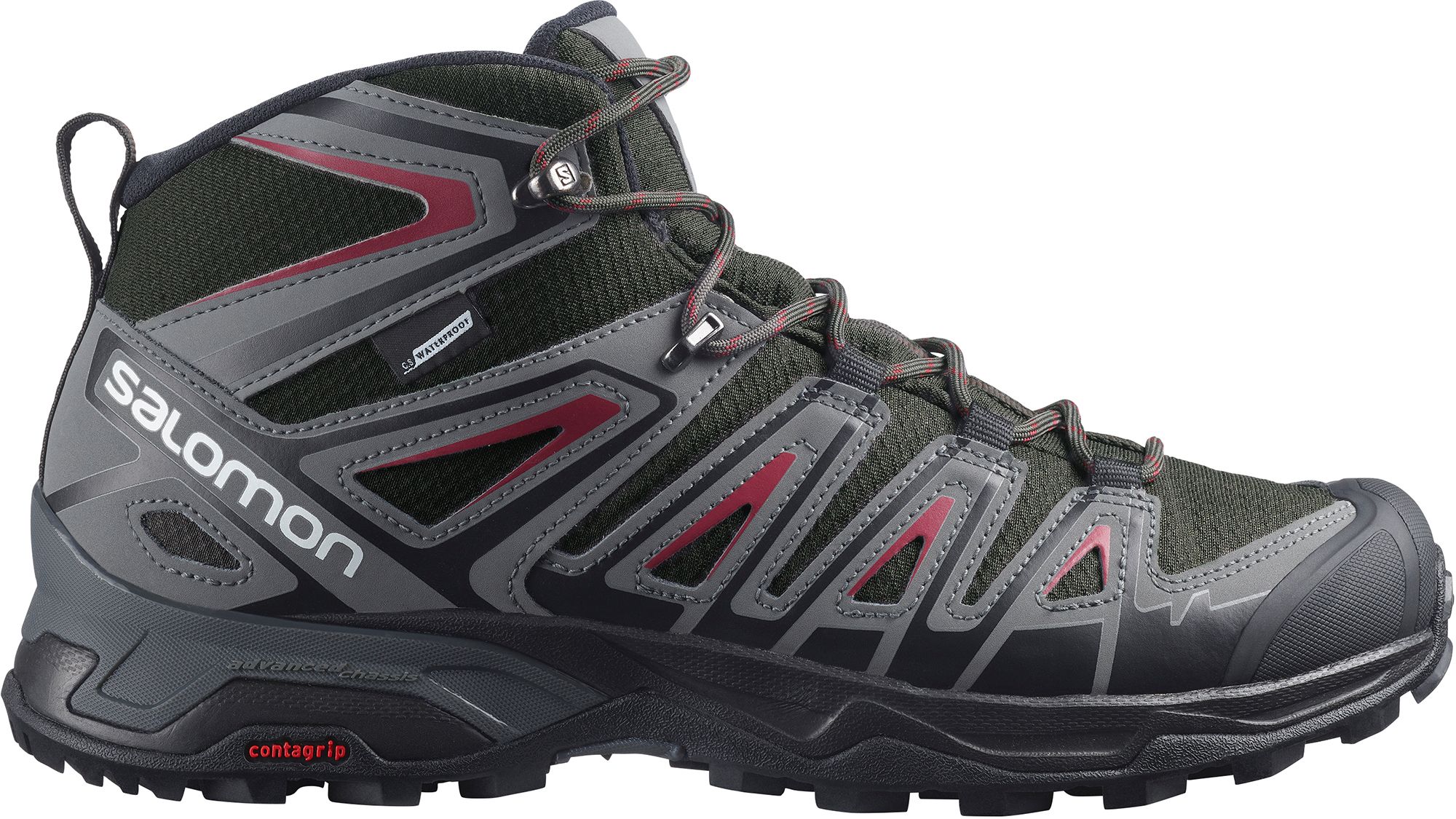 Photos - Trekking Shoes Salomon Men's X Ultra Pioneer Mid Waterproof Boots, Size 10.5, Peat 22SALM 