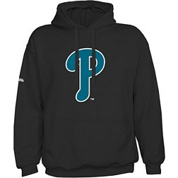 Stitches Men's Philadelphia Phillies Black Logo Pullover Hoodie