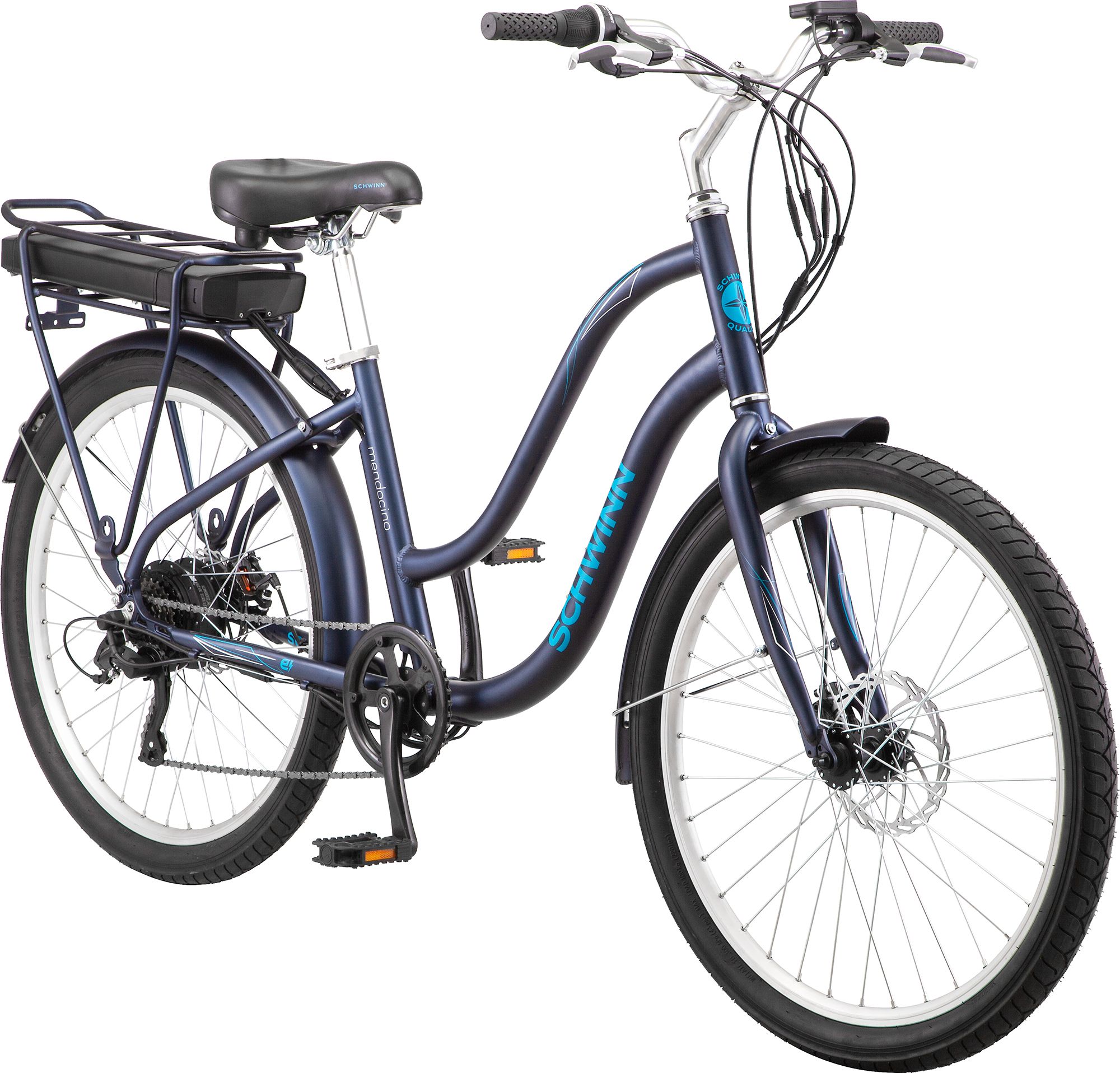Schwinn Adult Mendocino 26" Electric Cruiser Throttle Bike