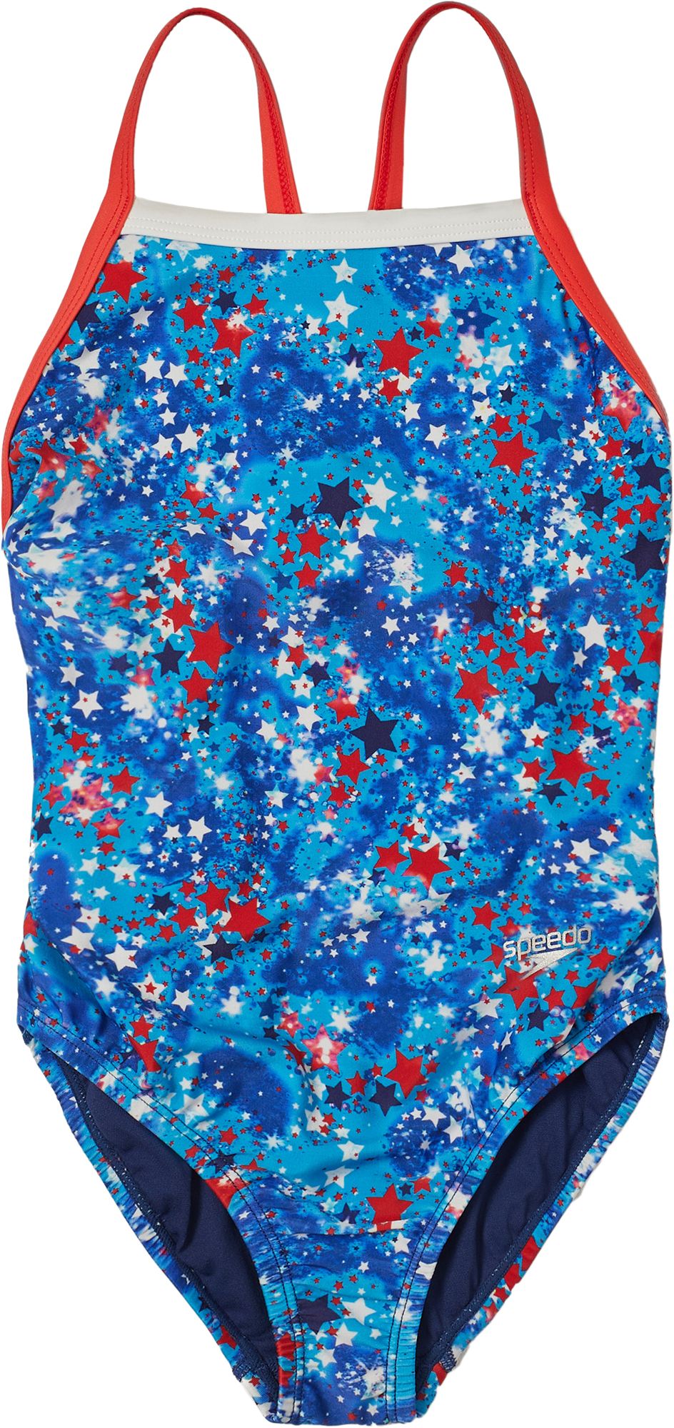 Speedo Girls' Print Propelback One Piece Swimsuit