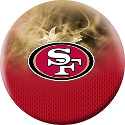 Strikeforce San Francisco 49ers On Fire Undrilled Bowling Ball