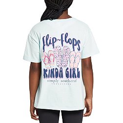 Simply Southern Girls' Flip Flops T-Shirt