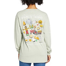 Simply Southern Women's Favorite Things Graphic Long Sleeve Shirt