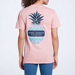 Simply Southern Women's Hibipines Short Sleeve Graphic T-Shirt