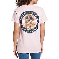 Simply Southern Women's Salty Dog Short Sleeve Graphic T-Shirt