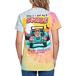Simply Southern Women's Smile 2 Short Sleeve T-Shirt