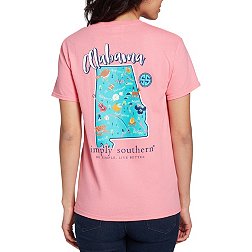 Simply Southern Women's State Alabama Short Sleeve T-Shirt