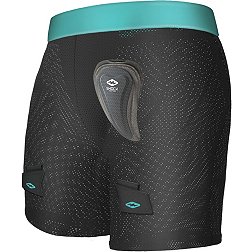 Shock Doctor Women's Loose Hockey Shorts with Pelvic Protector