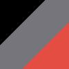 Black/Nickel/Red
