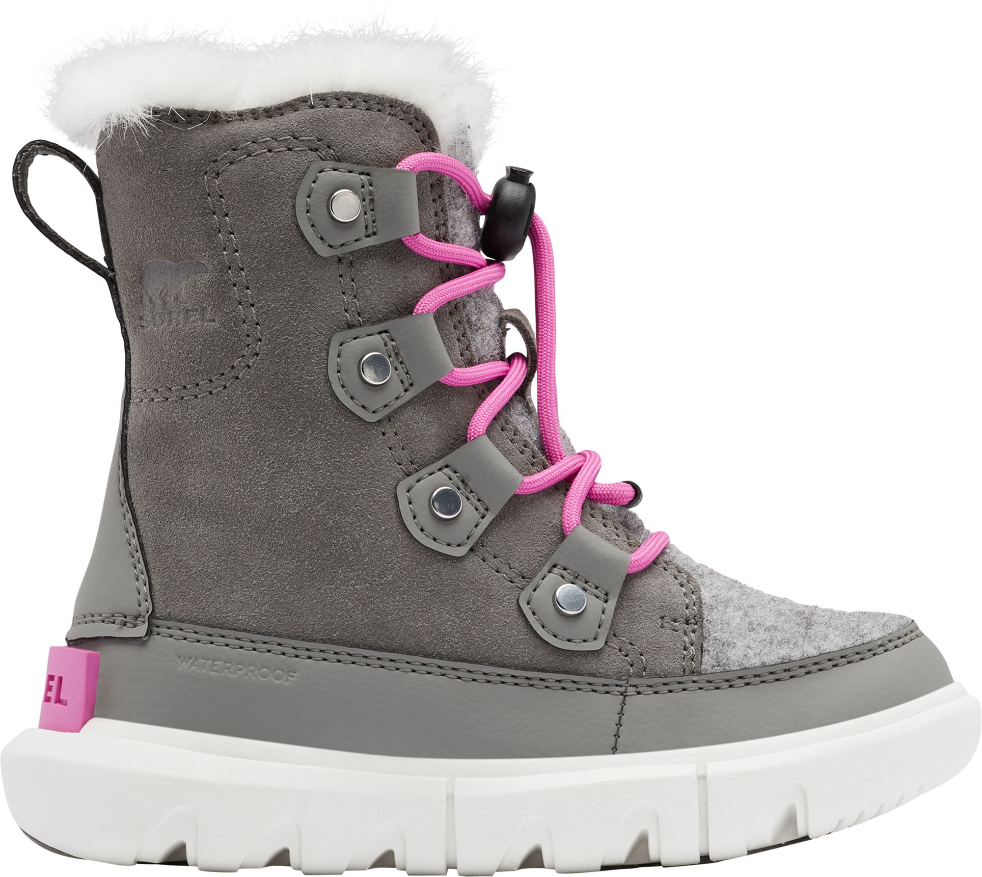 SOREL Kids' Explorer Lace 100g Waterproof Winter Boots