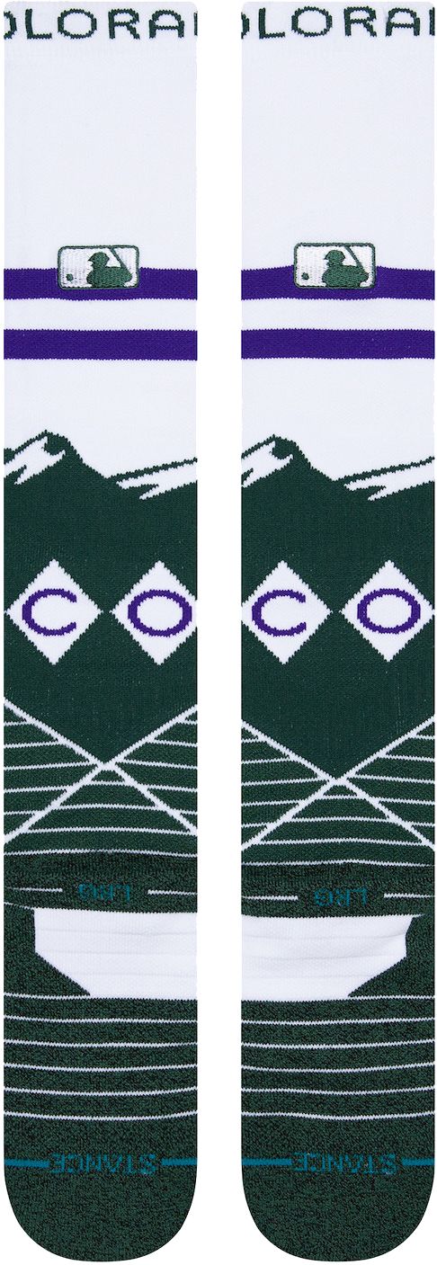 Stance Colorado Rockies 2022 City Connect Over the Calf Socks