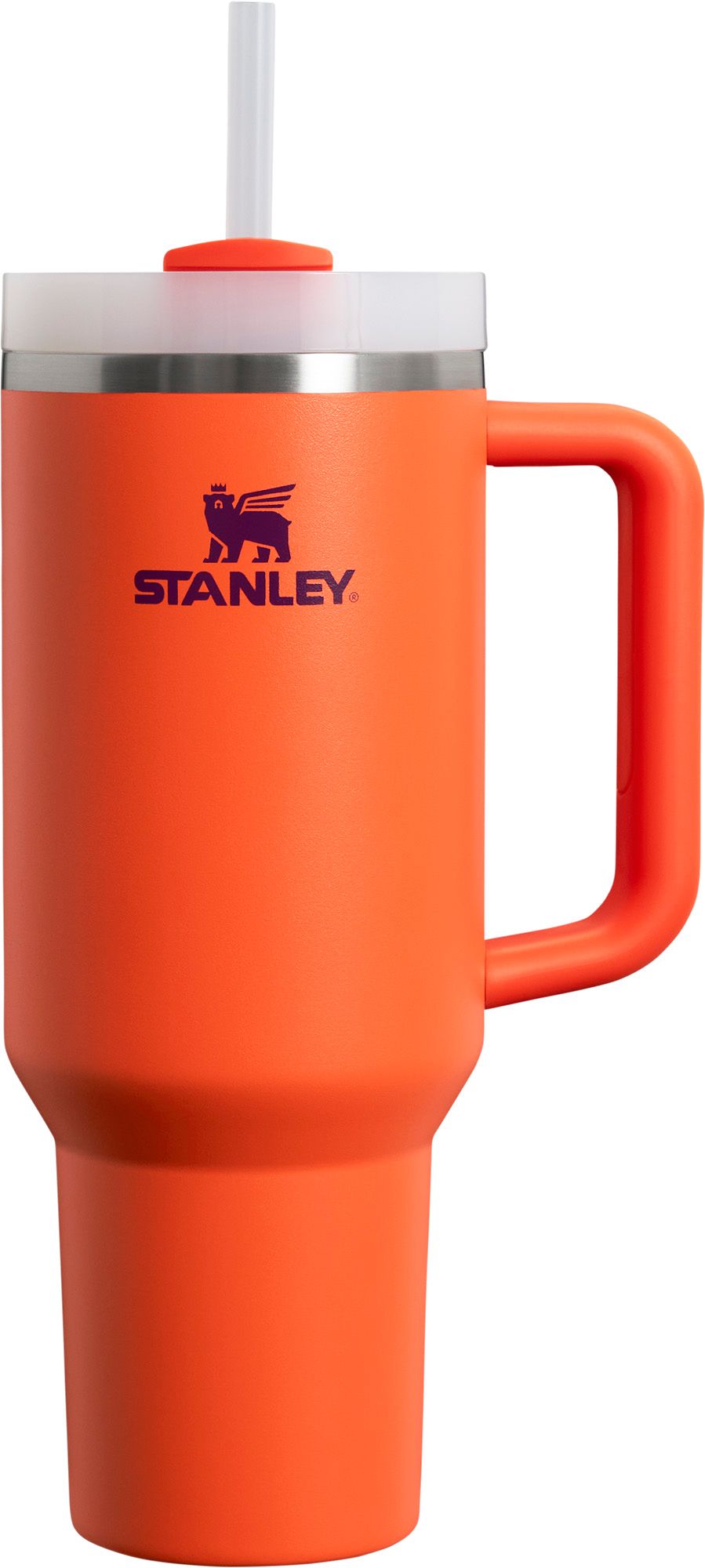 Photos - Mug / Cup Stanley 40 oz. Quencher H2.0 FlowState Tumbler, Tigerlily Plum Orange 22STAU40ZSTNLYQNCHYDB 