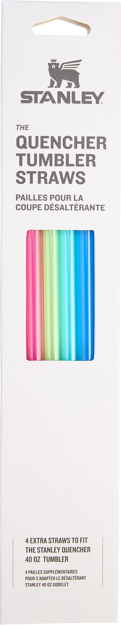 Stanley Adventure Quencher 40oz Travel Tumbler Straws 4-Pack