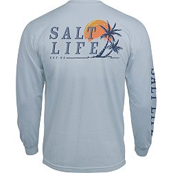 Salt Life Men's Leaning Palms Long Sleeve T-Shirt