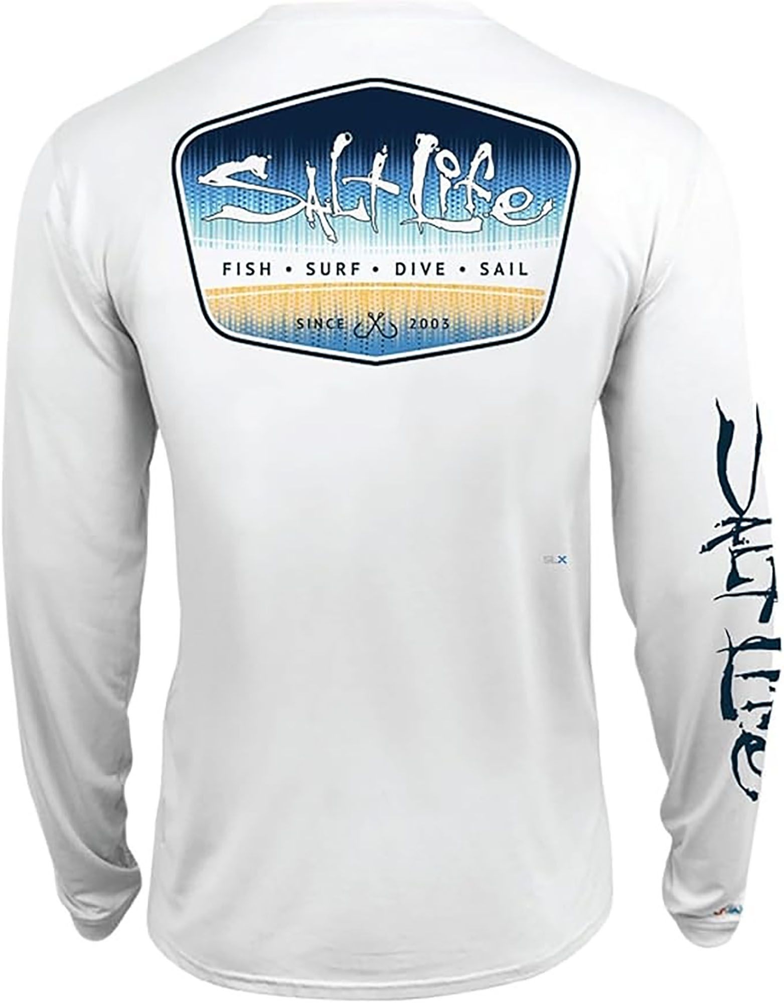Salt Life Men's Tuna Brigade Fade Long Sleeve Shirt