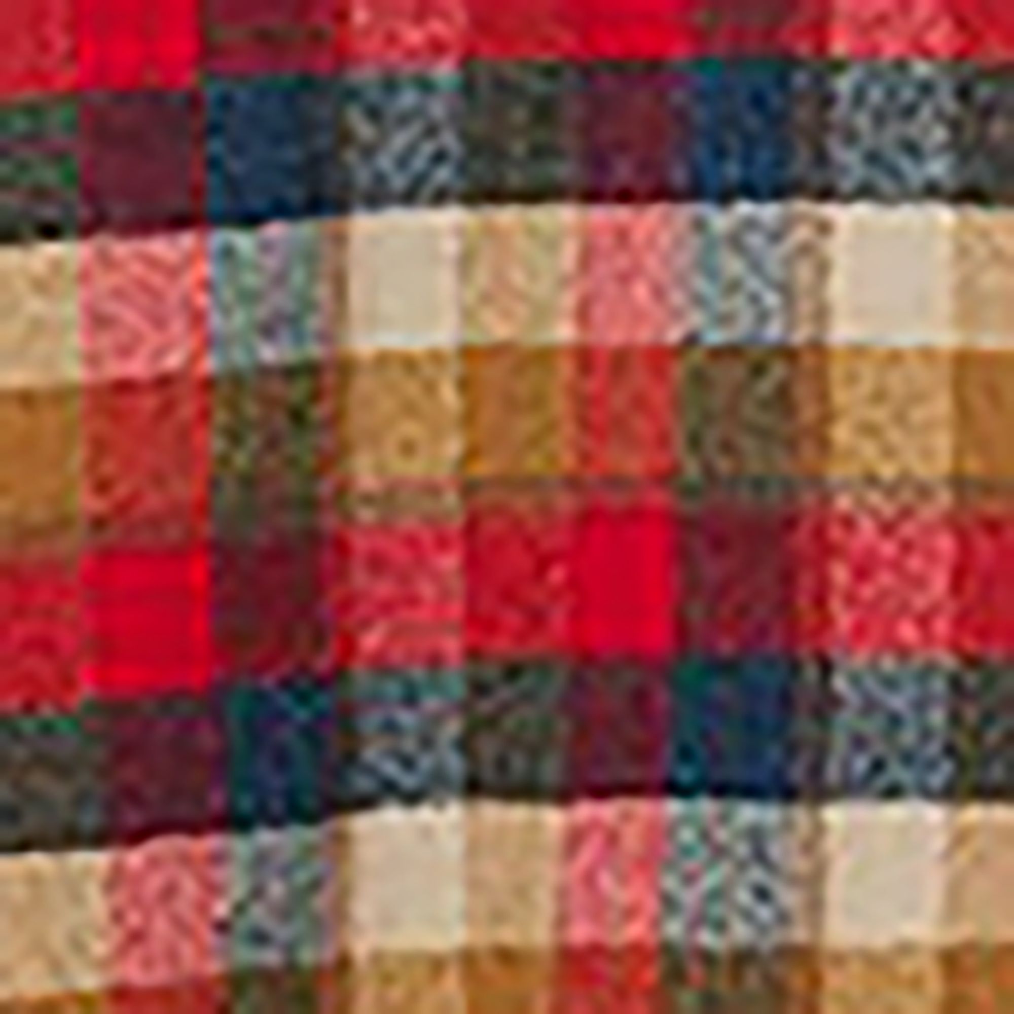 Rhythmic Red Plaid