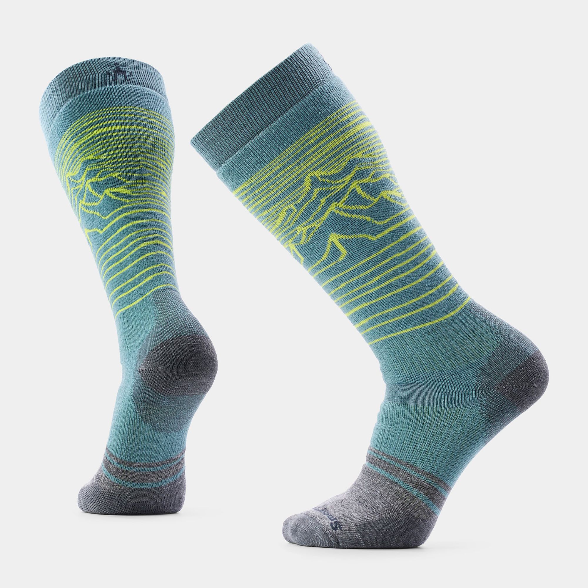 Smartwool Snowboard Full Cushion Iguchi Pattern Over The Calf Socks