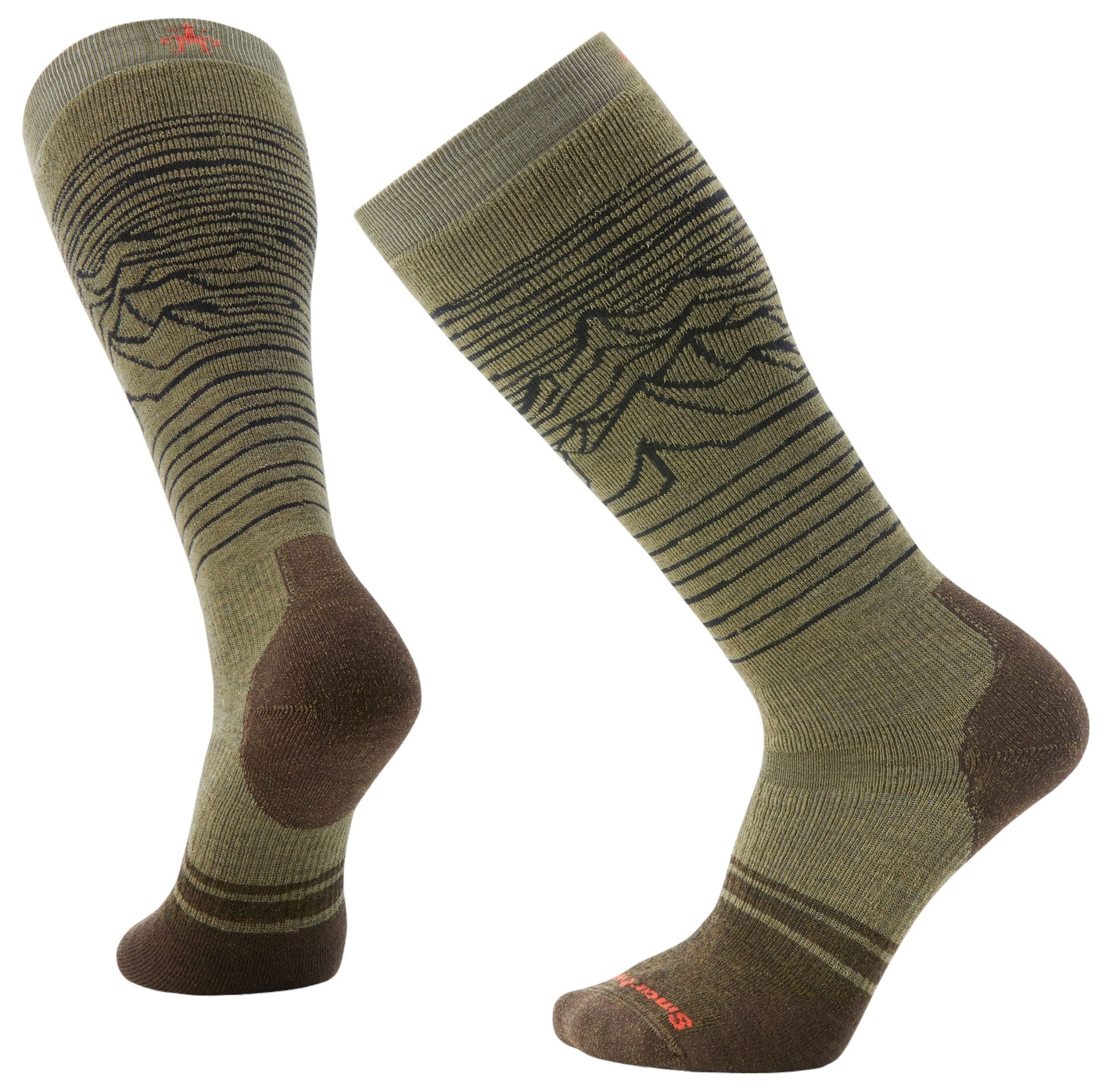 Smartwool Snowboard Full Cushion Iguchi Pattern Over The Calf Socks, Men