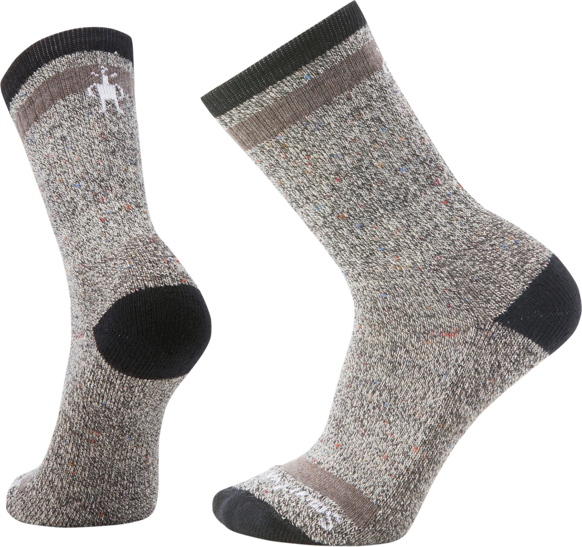 Black/Taupe Heather