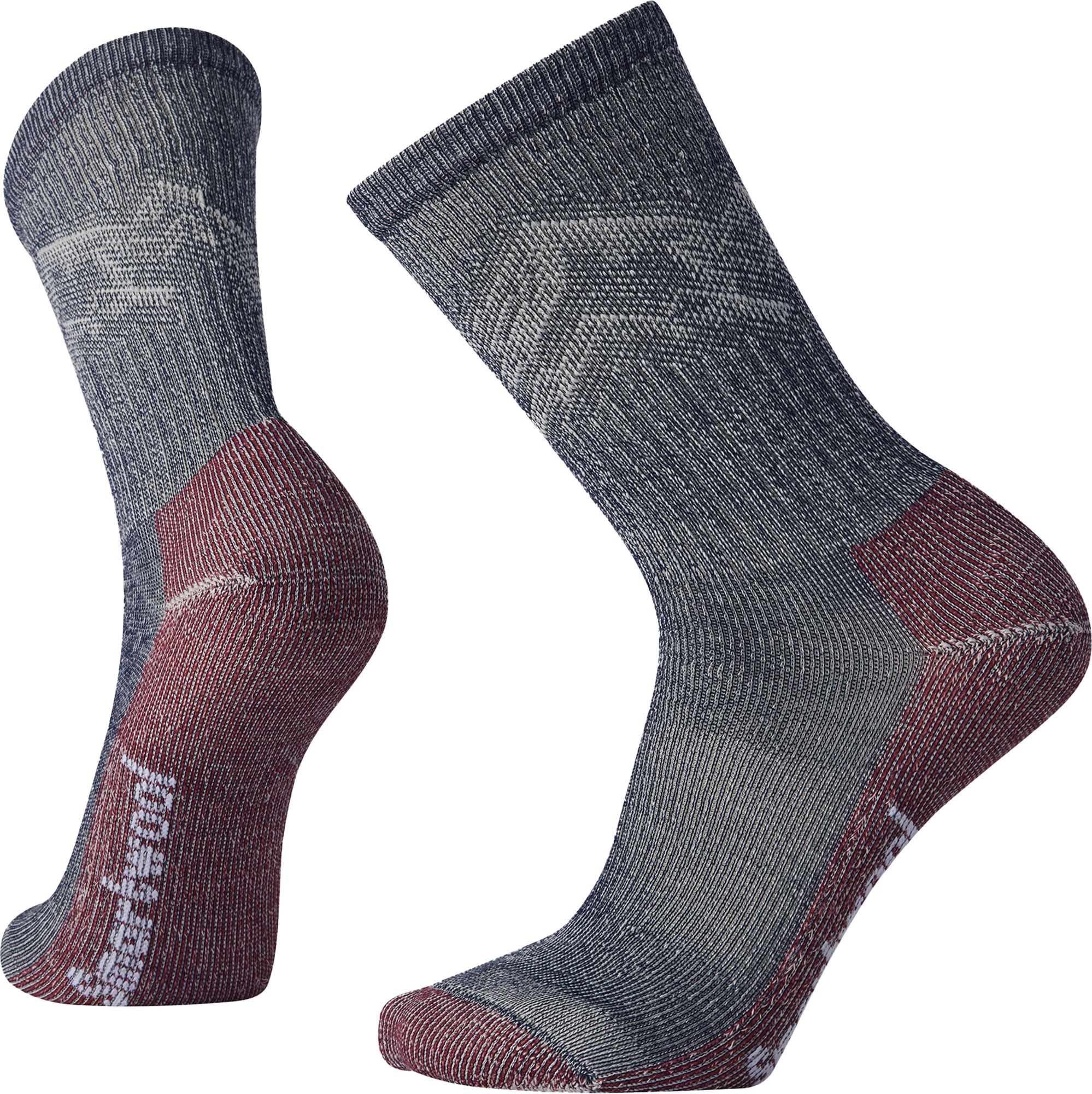 Hike Classic Edition Light Cushion Mountain Pattern Crew Socks, Men