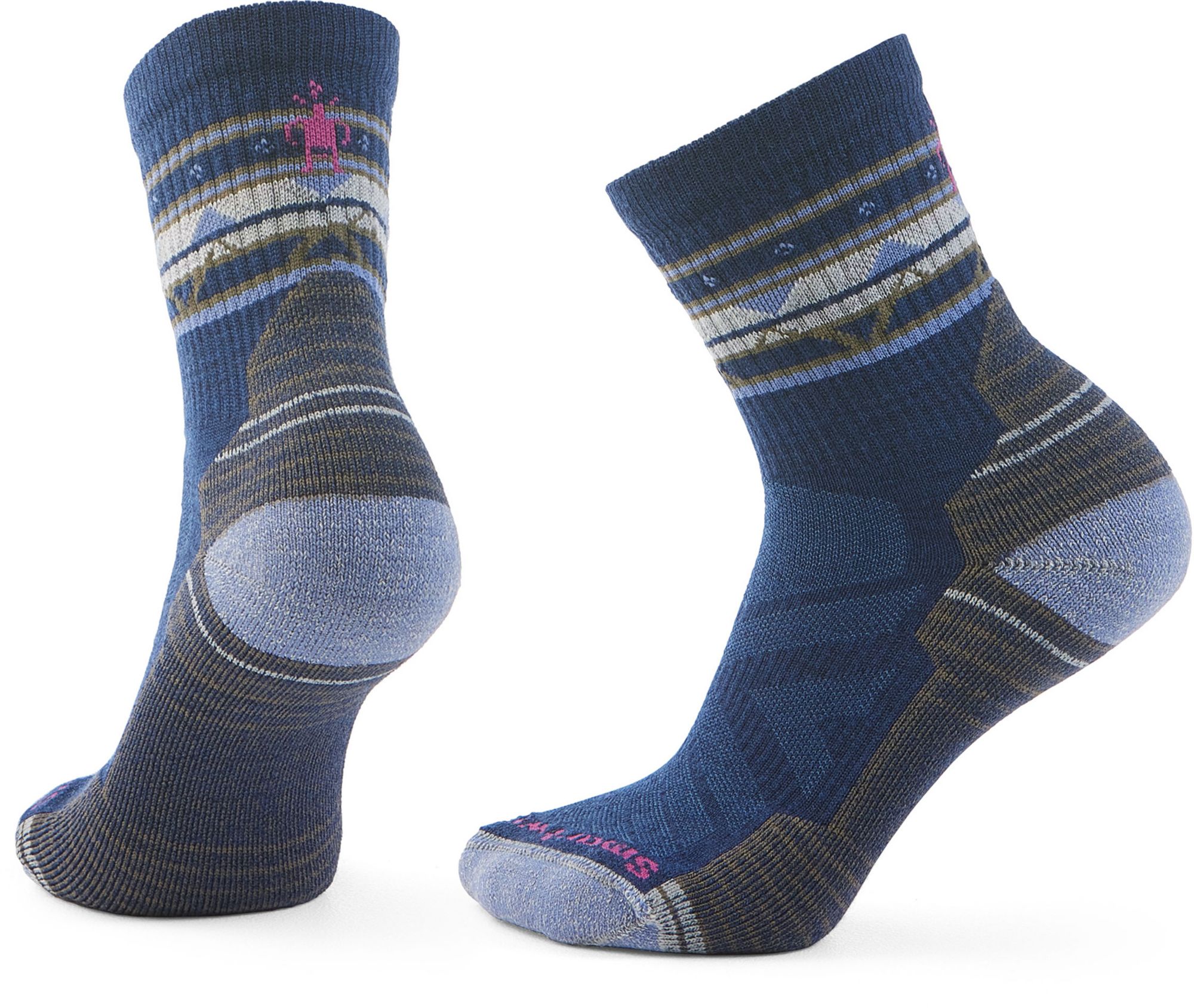 Smartwool Women's Hike Light Cushion Zig Zag Valley Mid Crew Socks