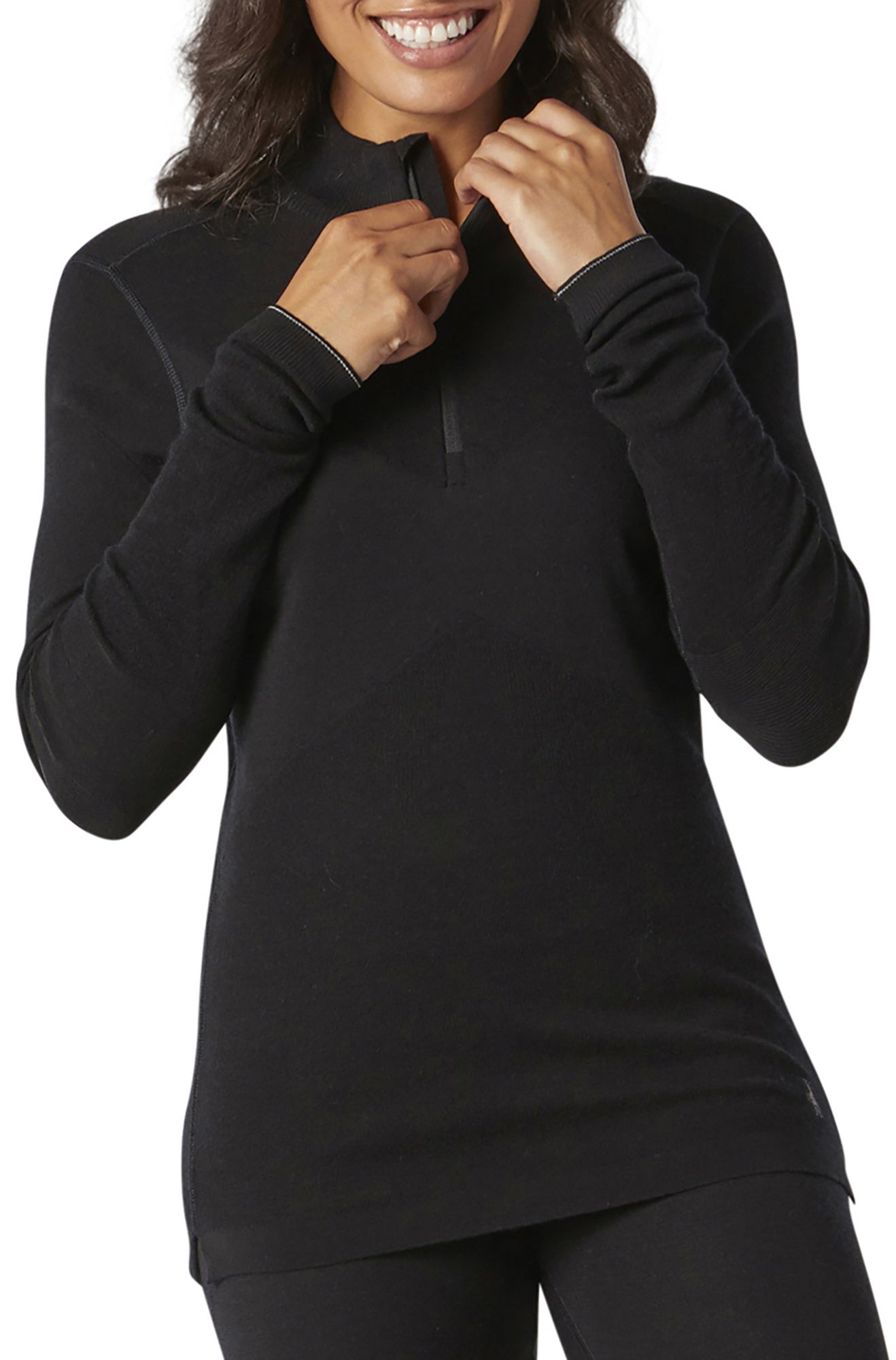 Smartwool Women's Intraknit Thermal Max Merino ¼ Zip Baselayer Top