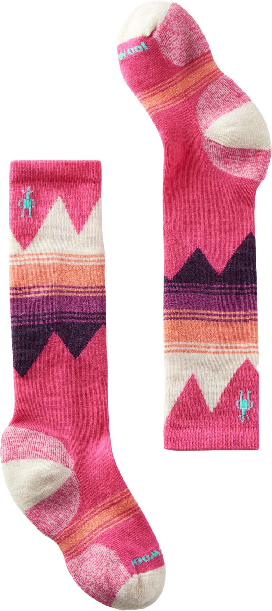 Smartwool Kids' Ski Light Cushion Over The Calf Socks