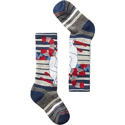 Smartwool Kids' Wintersport Full Cushion Yeti Pattern Over The Calf Socks