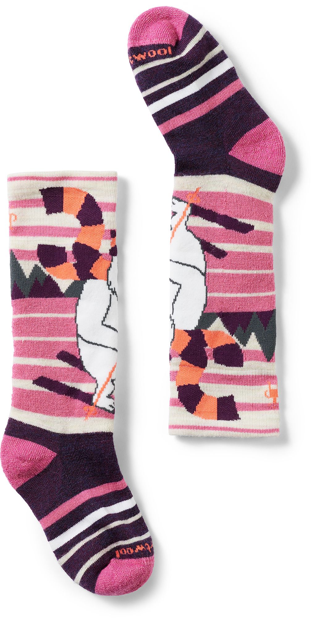 Smartwool Kids' Wintersport Full Cushion Yeti Pattern Over The Calf Socks