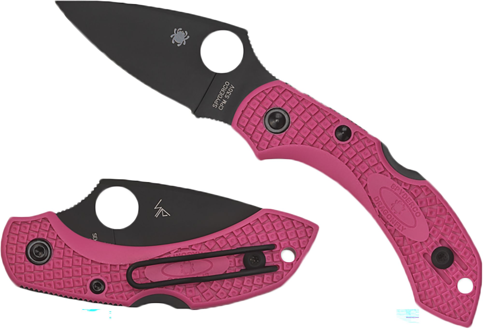 Spyderco Dragonfly 2 FRN Pink w/Black Blade
