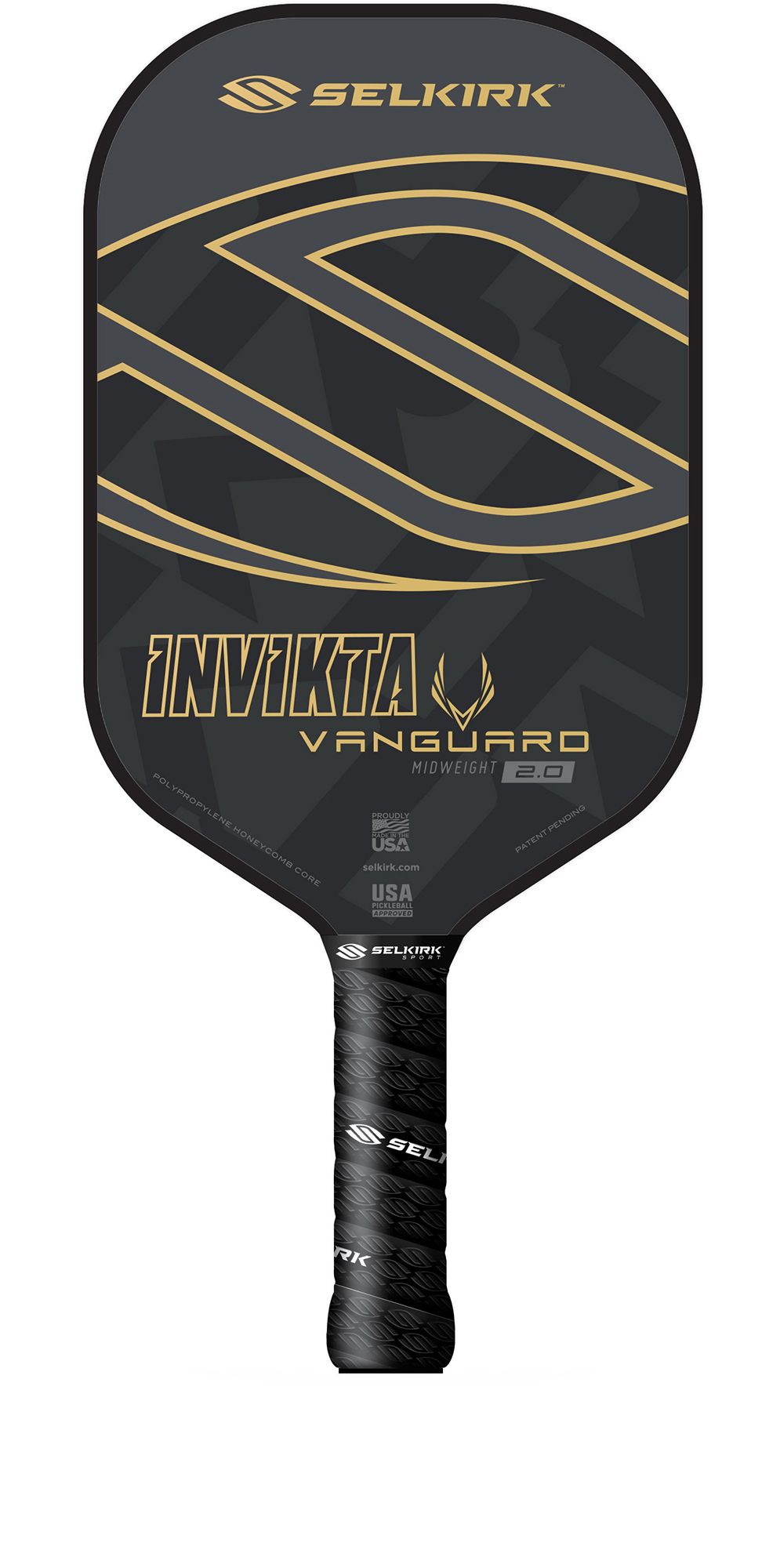 Selkirk Vanguard 2.0 Invikta Midweight Pickleball Paddle - Purple