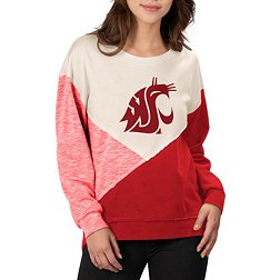 Touch by Alyssa Milano Women's Washington State Cougars Crimson Star Player Crew Neck Sweatshirt
