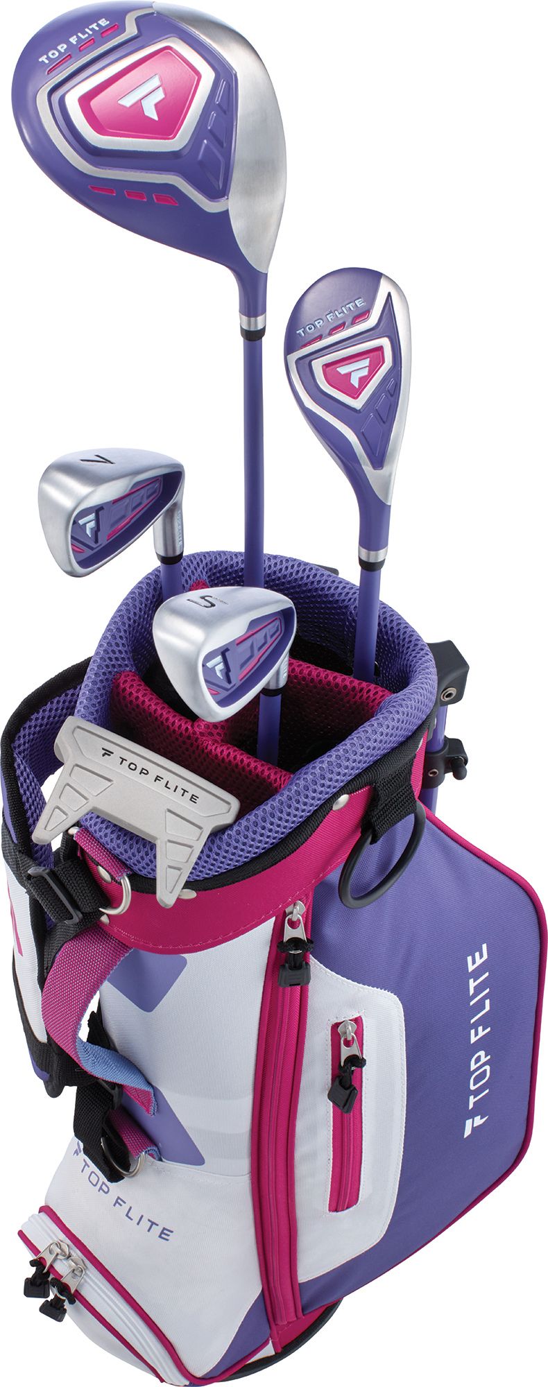 Top Flite Girls' 8-Piece Complete Set - (Height 46" - 52"/Ages 5-8)