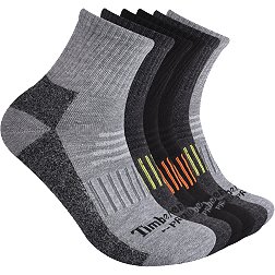 Timberland Pro Men's Half Cushion Quarter Socks - 6 Pack