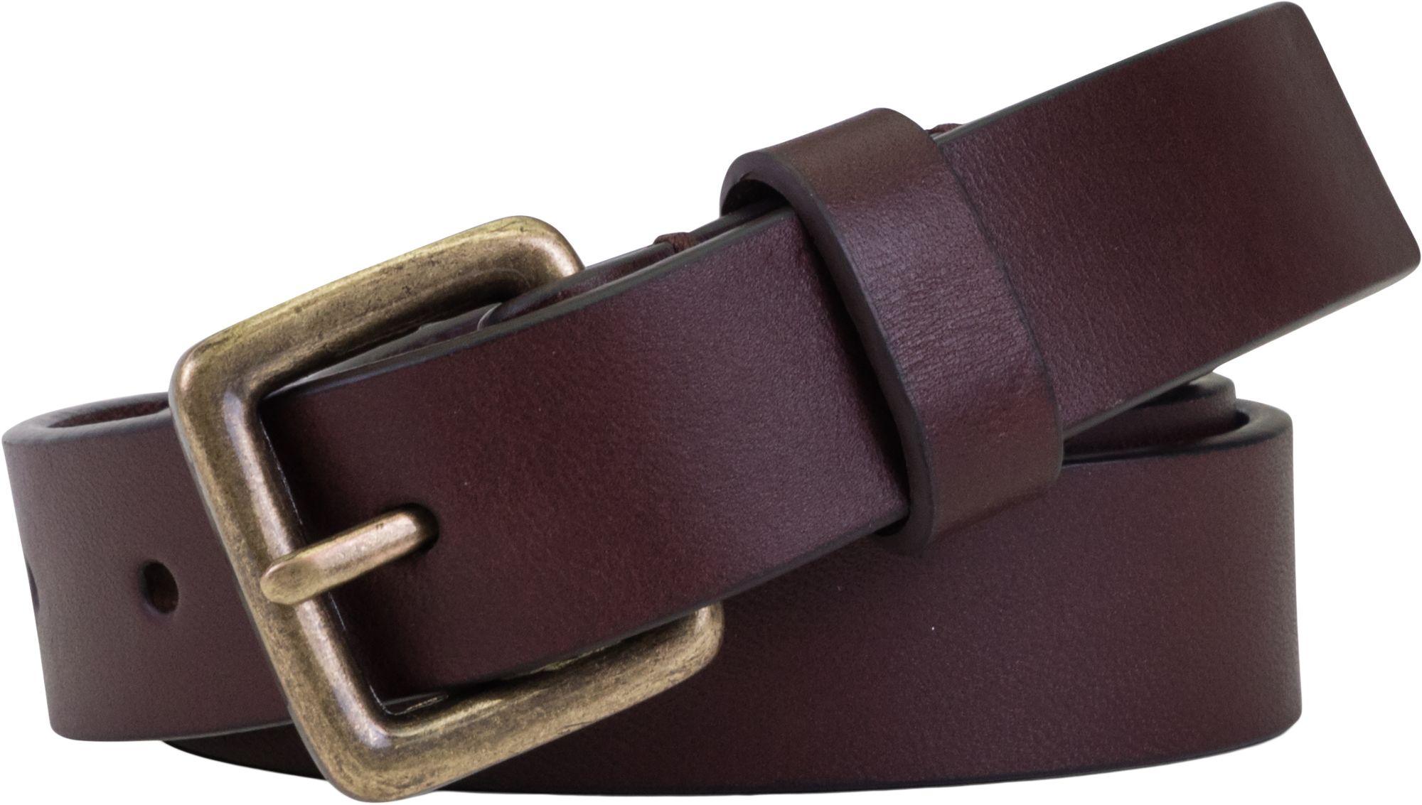 Timberland Women's 30mm Criss Cross Leather Belt Martini Olive / Medium