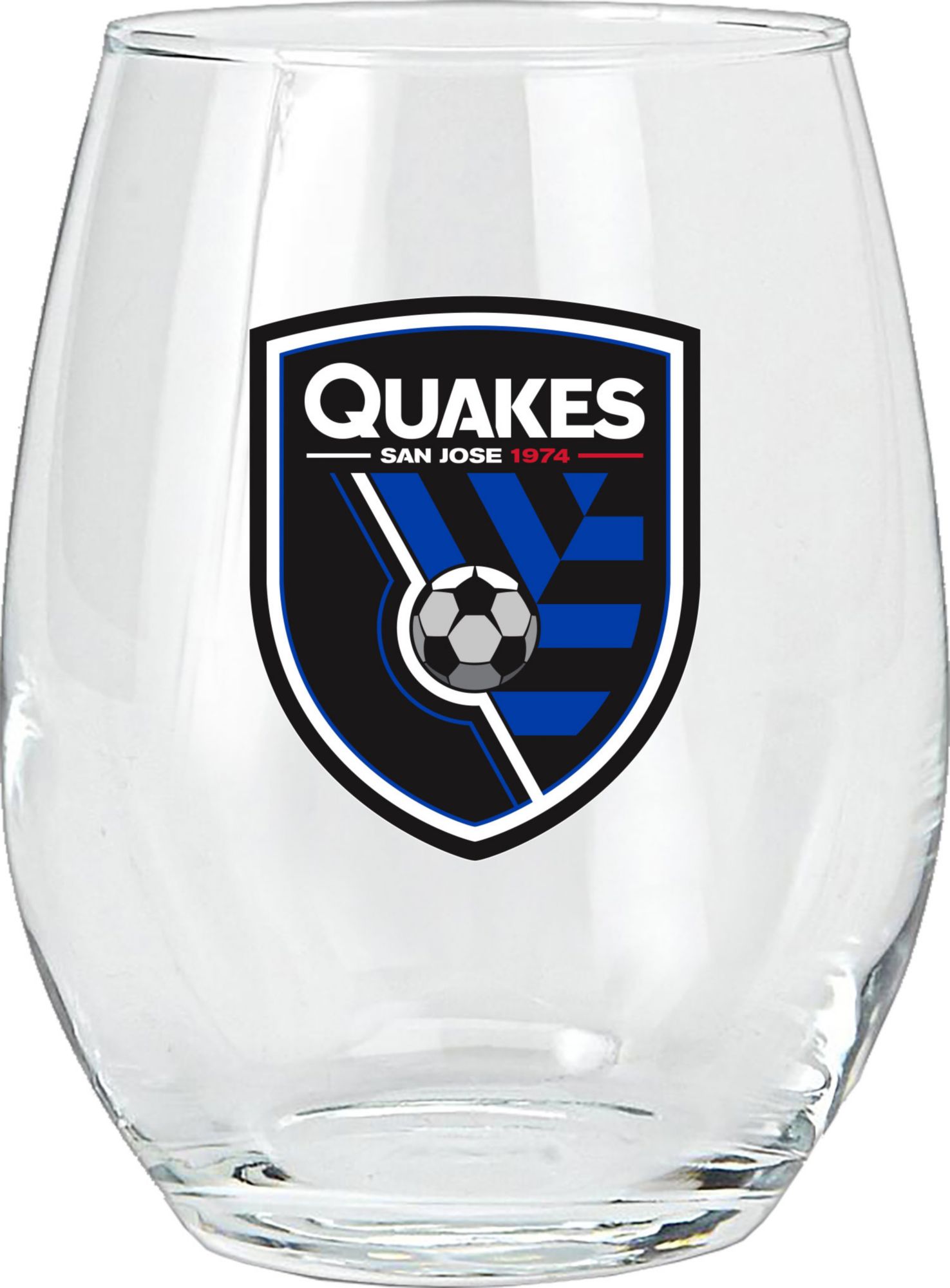 The Memory Company San Jose Earthquakes Stemless Wine Glass
