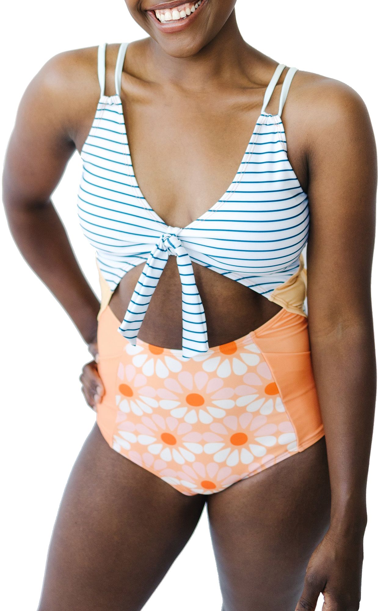Photos - Swimwear Nani  Women's High Tide One Piece Swimsuit, Medium, Malibu | Mothe