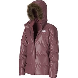 The North Face Girl's Printed North Down Fleece-Lined Parka