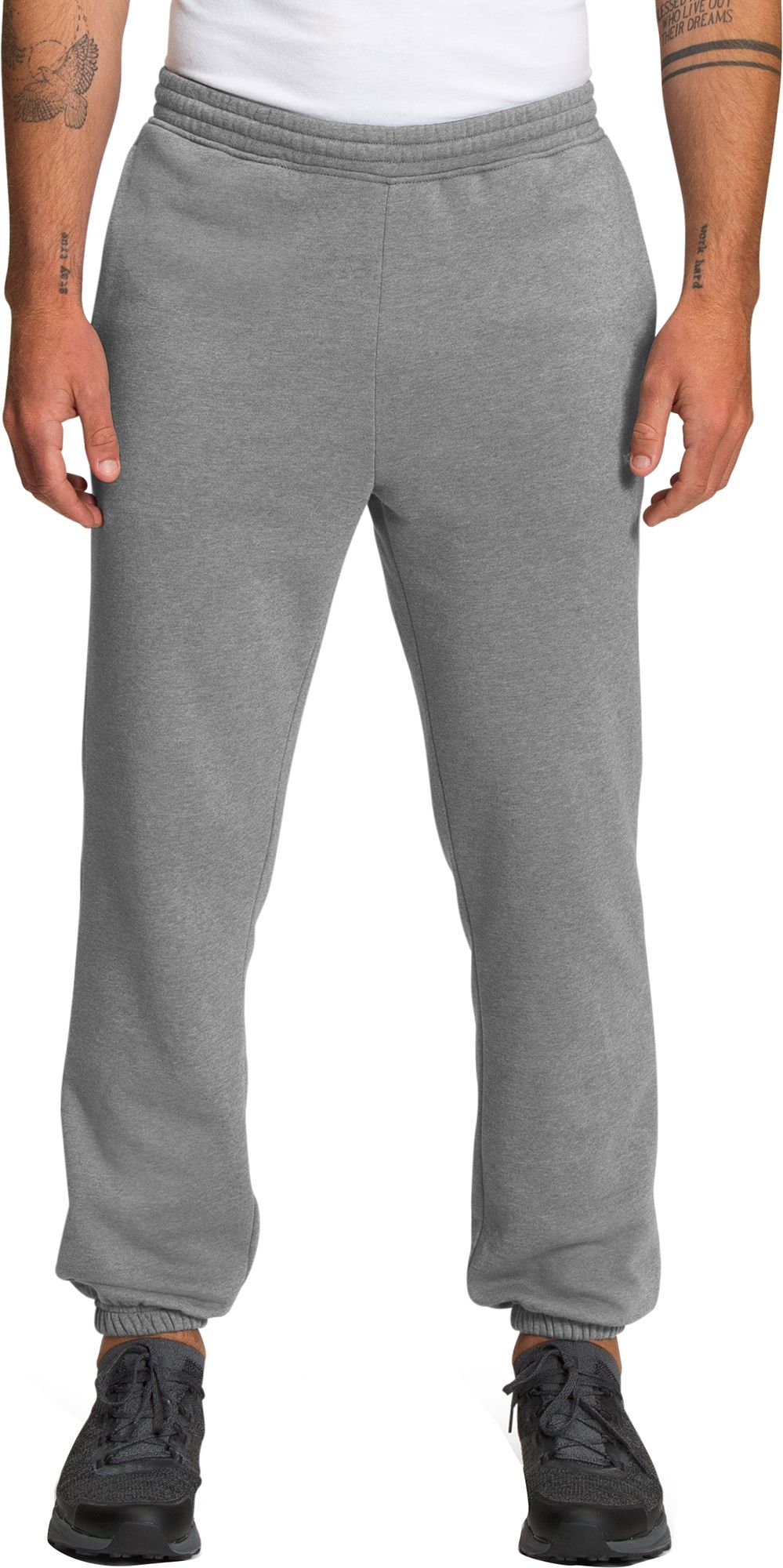 TNF Med Gry Hthr/TNF Whte