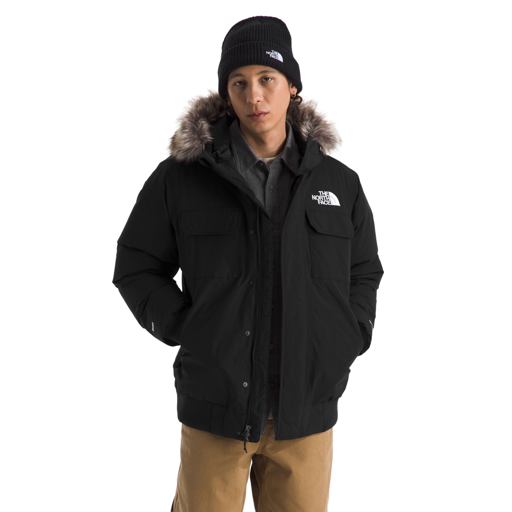 The North Face Men’s Mcmurdo Bomber Waterproof Jacket (Size: XXL): Black/Black