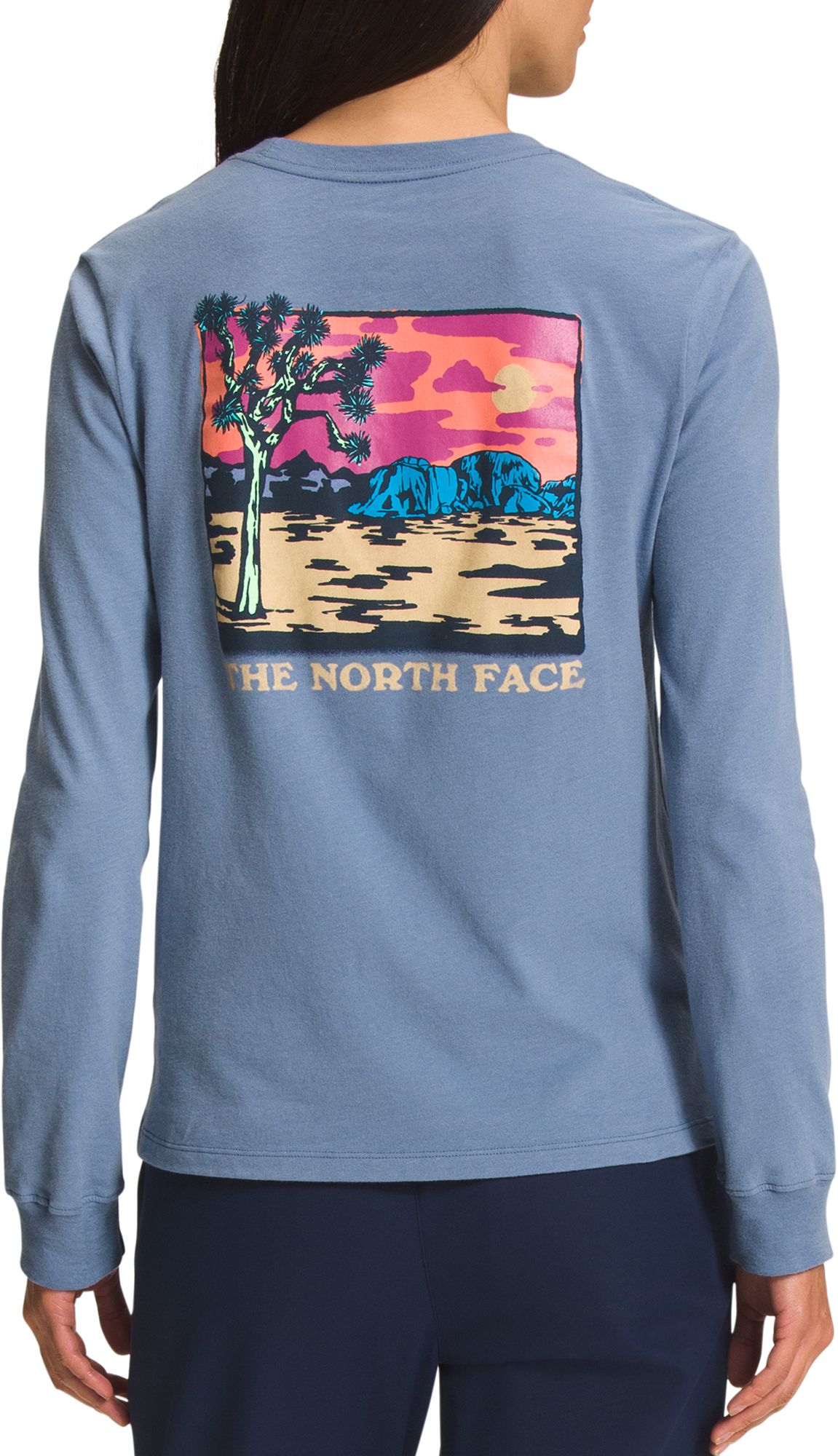 Folk Blue/Coral Sunrise